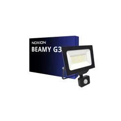 Noxion LED Strålkastare Beamy G3 50W 5500lm 110D - 830 Varm Vit | IP44 - Rörelse- och Ljussensor - Symmetrisk