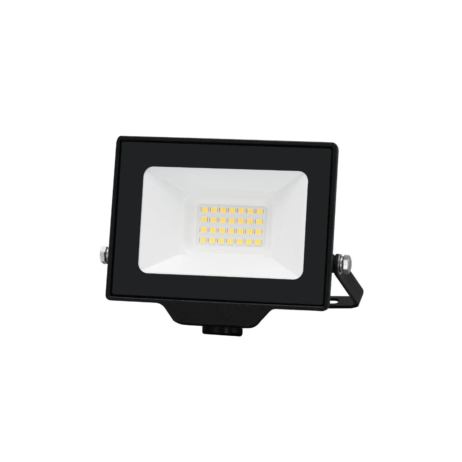 Noxion LED Strålkastare Beamy Aluminium Svart 20W 2200lm 100D - 830 Varm Vit | IP65 - Symmetrisk
