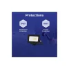 Noxion LED Strålkastare Beamy G3.1 Svart 10W 1100lm 100D - 830 Varm Vit | IP65 - Symmetrisk