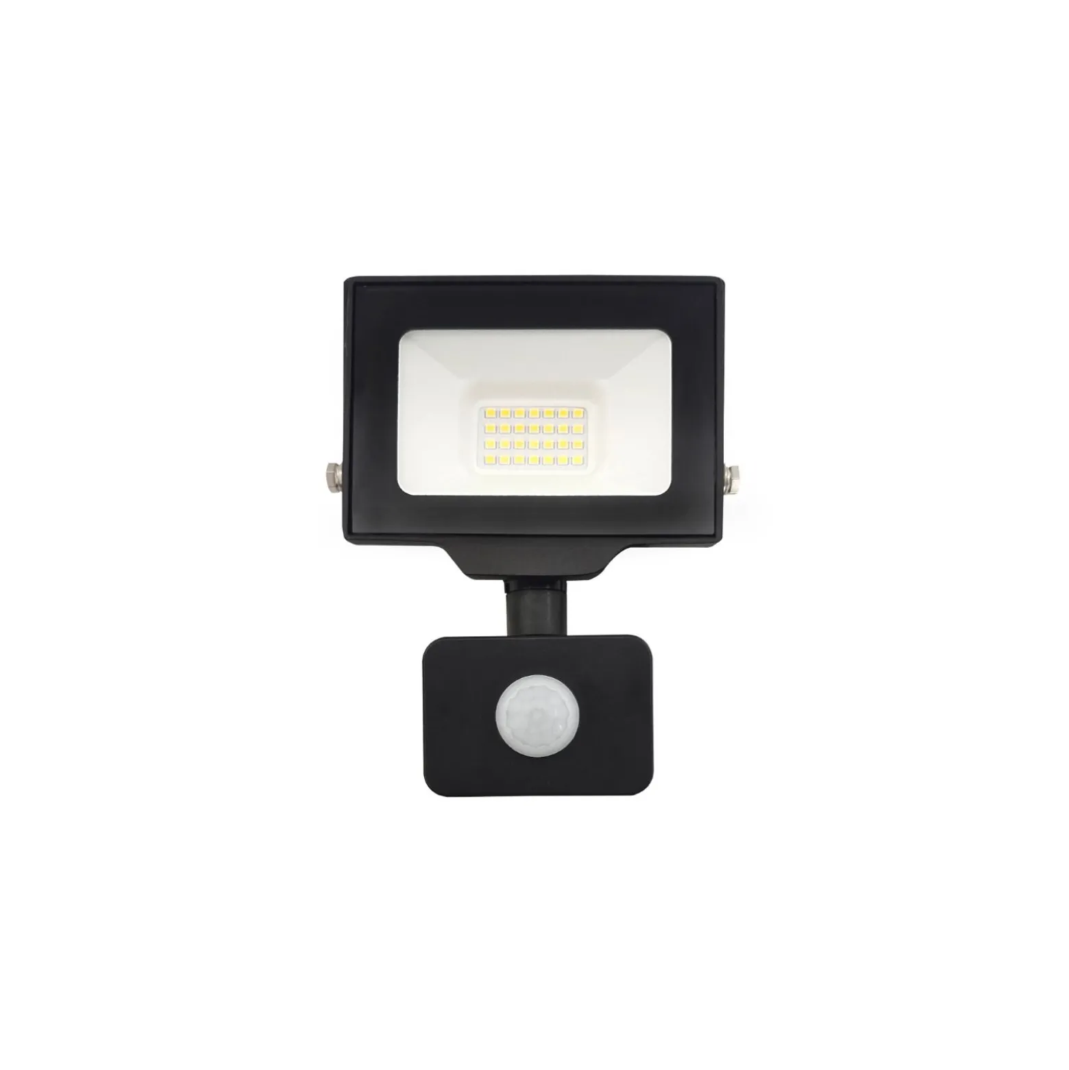 Noxion LED Strålkastare Beamy G3.1 Svart 20W 2200lm 100D - 830 Varm Vit | IP44 - Rörelse- och Ljussensor - Symmetrisk