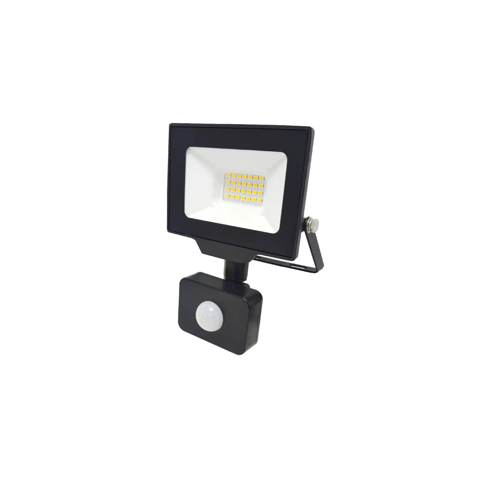 Noxion LED Strålkastare Beamy G3.1 Svart 20W 2200lm 100D - 830 Varm Vit | IP44 - Rörelse- och Ljussensor - Symmetrisk