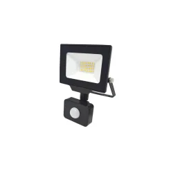 Noxion LED Strålkastare Beamy G3.1 Svart 20W 2200lm 100D - 840 Kallvit | IP44 - Rörelse- och Ljussensor - Symmetrisk