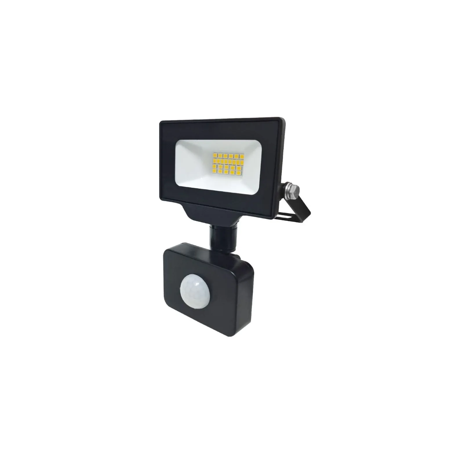 Noxion LED Strålkastare Beamy G3 10W 1100lm 100D - 840 Kallvit | IP44 - Rörelse- och Ljussensor - Symmetrisk