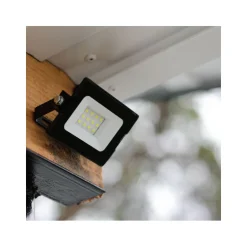 Noxion LED Strålkastare Beamy G3 10W 1100lm 100D - 840 Kallvit | IP44 - Rörelse- och Ljussensor - Symmetrisk