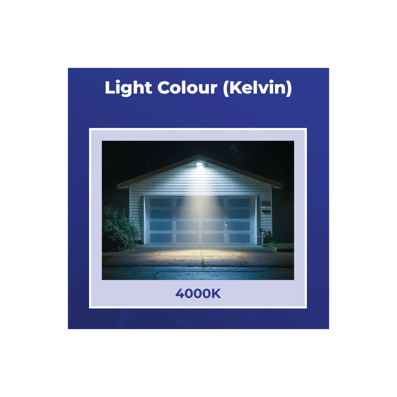 Noxion LED Strålkastare Beamy G3 50W 5500lm 110D - 840 Kallvit | IP44 - Rörelse- och Ljussensor - Symmetrisk