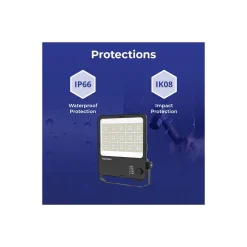 Noxion LED Strålkastare ProBeam V2.0 130W 18200lm 60D - 830-840-865 CCT | IP66 - Symmetrisk