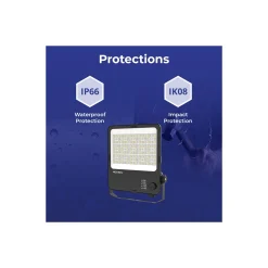 Noxion LED Strålkastare ProBeam V2.0 130W 17300lm 60D - 830-840-865 CCT | IP66 - Asymmetrisk