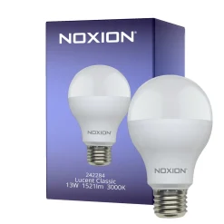 Noxion Lucent Classic LED E27 Päron Matt 13W 1521lm - 830 Varm Vit | Ersättare 100W
