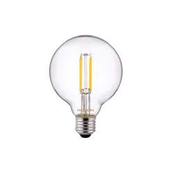 Noxion Lucent Filament LED E27 Globe Klar 7W 806lm - 827 Extra Varm Vit | Dimbar - Ersättare 60W