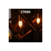 Noxion Lucent LED E14 Bøyd spiss Kronljus Filament Klar 4.5W 470lm - 827 Extra Varm Vit | Dimbar - Ersättare 40W