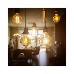 Noxion Lucent LED E27 Globe Filament Ambar 125mm 7.2W 630lm - 822 Extra Varm Vit | Ersättare 60W