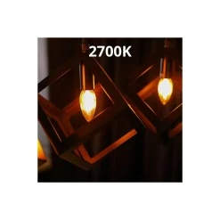 Noxion Lucent LED E14 Kronljus Filament Klar 4.5W 470lm - 827 Extra Varm Vit | Dimbar - Ersättare 40W