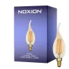 Noxion Lucent LED E14 Kronljus Filament Ambar BA35 4.5W 400lm - 822 Extra Varm Vit | Dimbar - Ersättare 35W