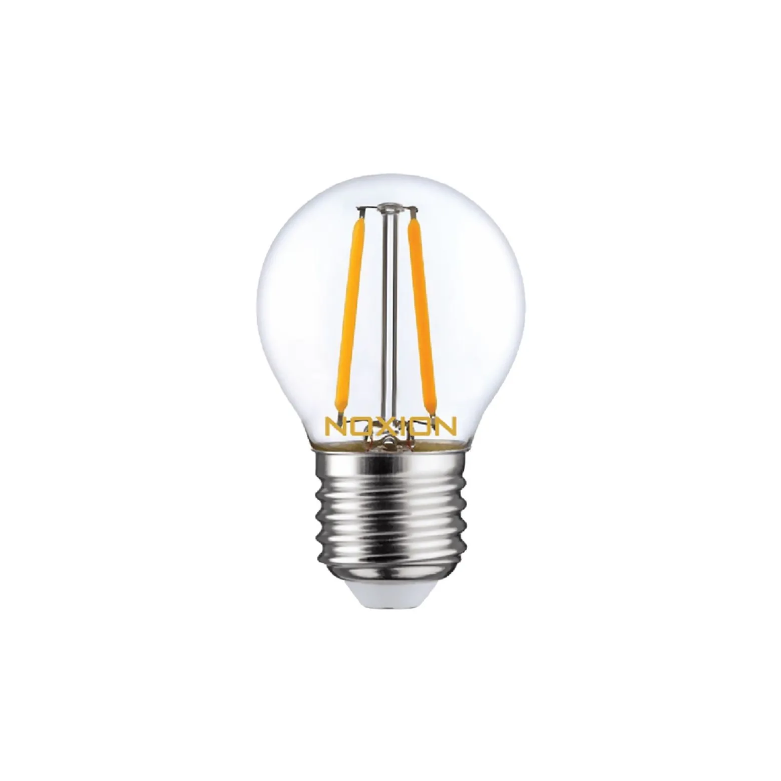 Noxion Lucent Lustre LED E27 boll Filament Klar 2.5W 250lm - 827 Extra Varm Vit - Ersättare 25W