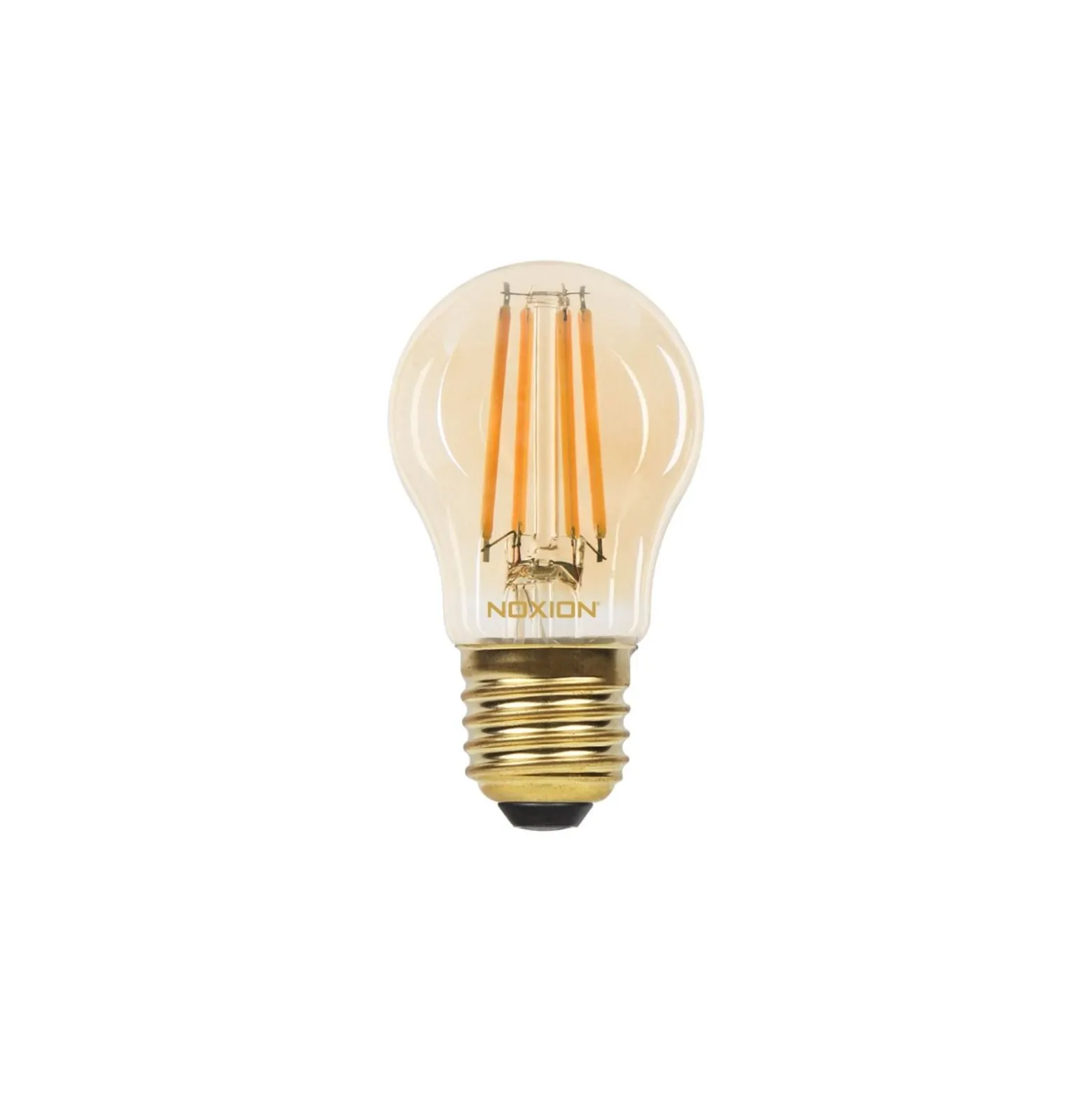 Noxion Lucent Lustre LED E27 Filament Ambar 4.5W 400lm - 822 Extra Varm Vit | Dimbar - Ersättare 35W