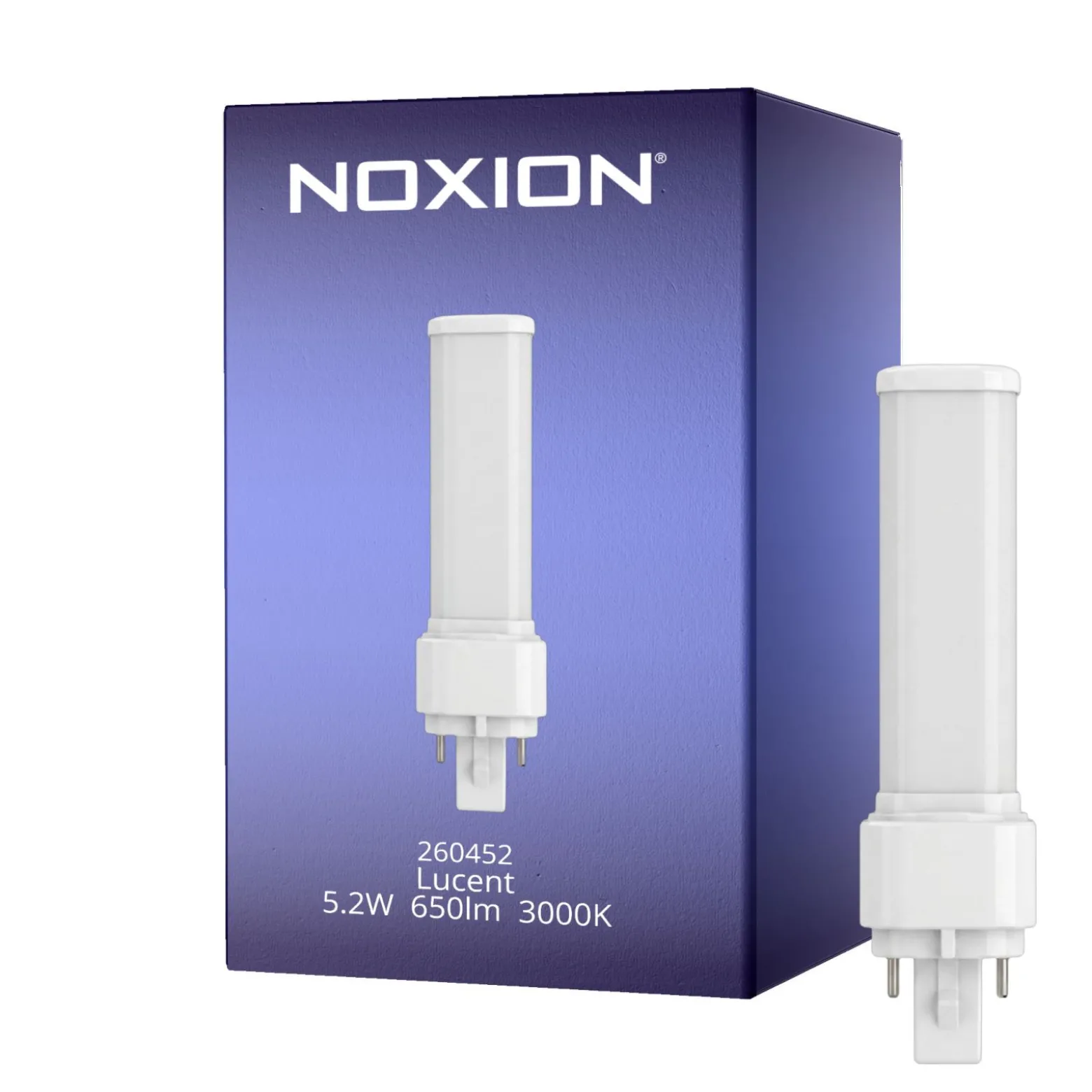Noxion Lucent PLC LED (EM/Mains) V2.0 5.2W 650lm 830 Varm Vit | 2-Stift - Ersättare 13W