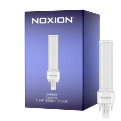 Noxion Lucent PL-C LED 5.2W - 830 Varm Vit | 2-Stift - Ersättare 18W