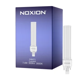Noxion Lucent PL-C LED 7.4W - 830 Varm Vit | 2-Stift - Ersättare 26W
