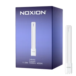Noxion Lucent PL-L LED 11.9W 1500lm - 840 Kallvit | 4-Stift - Ersättare 24W