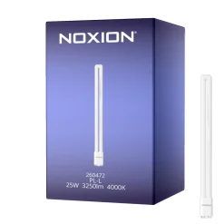 Noxion Lucent PL-L LED 25W 3250lm - 840 Kallvit | 4-Stift - EM/Mains - Ersättare 55W