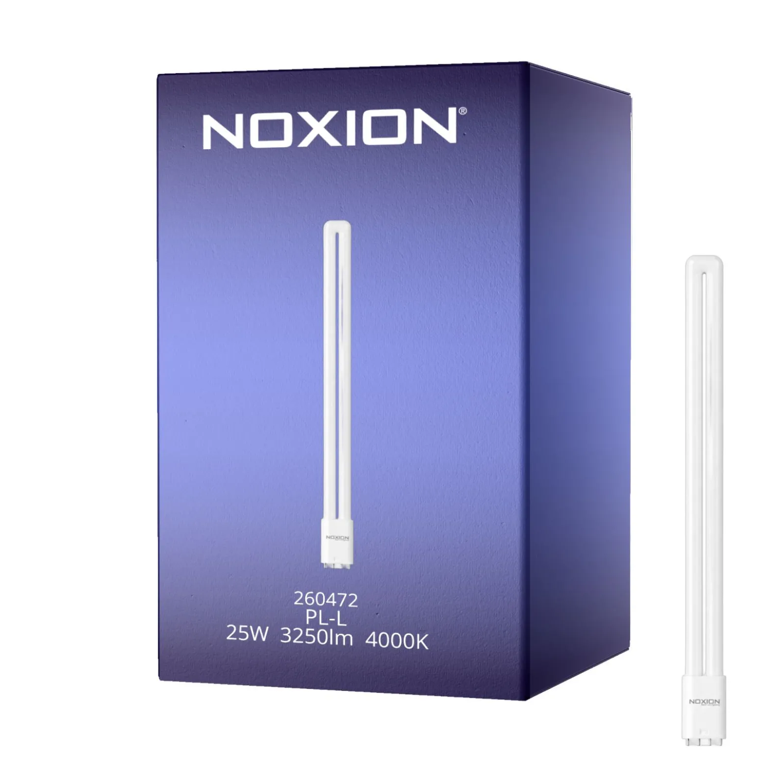 Noxion Lucent PL-L LED 25W 3250lm - 840 Kallvit | 4-Stift - EM/Mains - Ersättare 55W