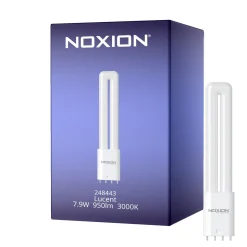 Noxion Lucent PL-L LED 7.9W 950lm - 830 Varm Vit | 4-Stift - Ersättare 18W