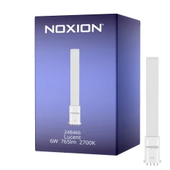 Noxion Lucent PL-S LED 6W - 827 Extra Varm Vit | 4-Stift - Ersättare 11W