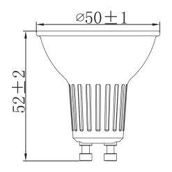 Noxion PerfectColor LED Spot GU10 PAR16 3W 230lm 36D - 927 Extra Varm Vit | Bästa färgåtergivning - Dimbar - Ersättare 35W