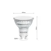 Noxion PerfectColor LED Spot GU10 PAR16 6.7W 650lm 120D - 940 Kallvit | Bästa Färgåtergivning - Dimbar - Ersättare 50W
