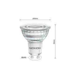 Noxion PerfectColor LED Spot GU10 PAR16 6.7W 575lm 60D - 927 Extra Varm Vit | Bästa Färgåtergivning - Dimbar - Ersättare 80W