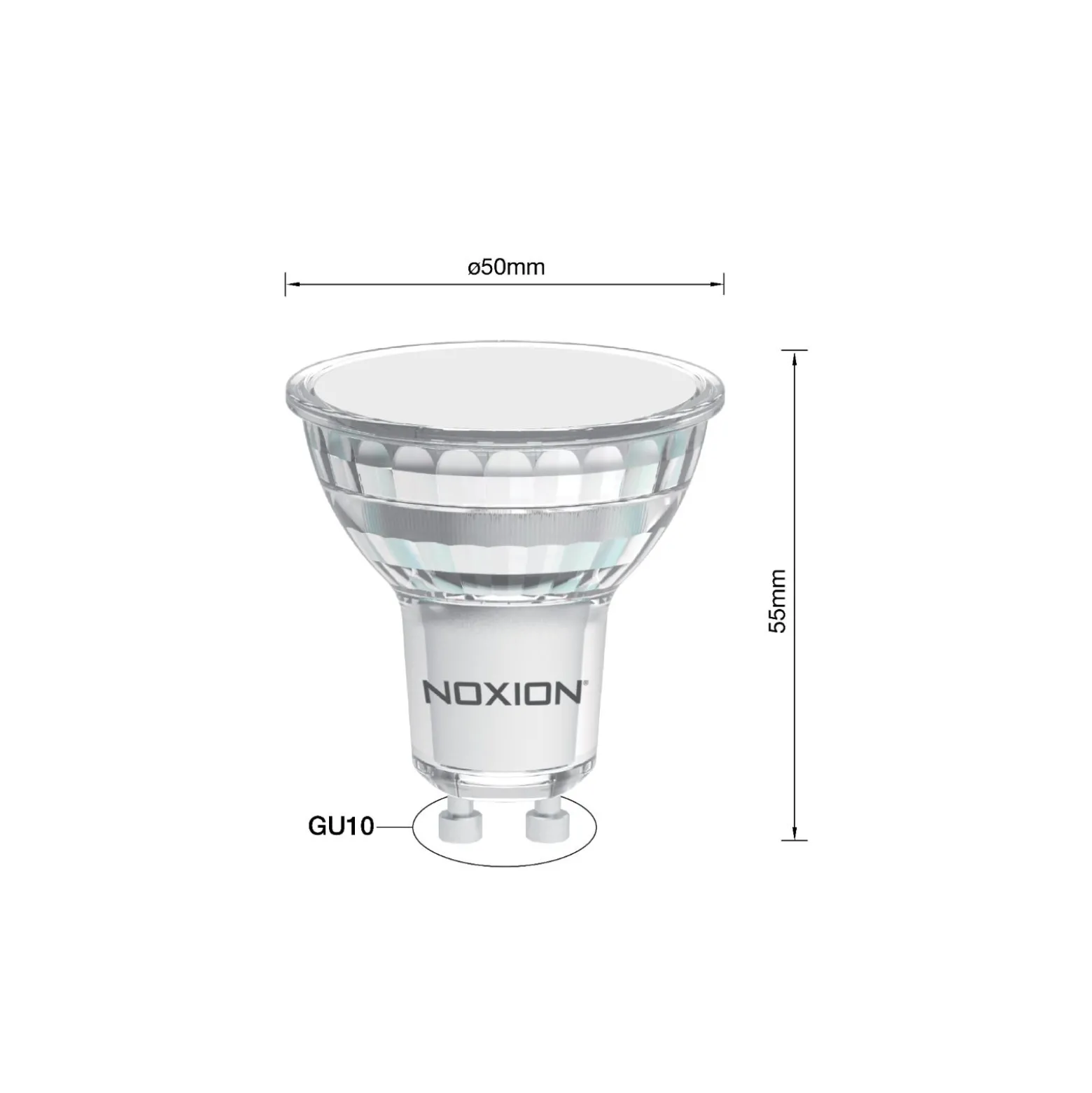 Noxion PerfectColor LED Spot GU10 PAR16 6.7W 650lm 120D - 930 Varm Vit | Bästa Färgåtergivning - Dimbar - Ersättare 50W