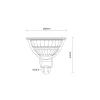 Noxion PerfectColor LED Spot GU5.3 MR16 4.5W 345lm 36D - 940 Kallvit | Bästa Färgåtergivning - Dimbar - Ersättare 35W