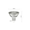 Noxion PerfectColor LED Spot GU5.3 MR16 3W 230lm 36D - 927 Extra Varm Vit | Bästa Färgåtergivning - Dimbar - Ersättare 20W