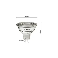 Noxion PerfectColor LED Spot GU5.3 MR16 7.5W 621lm 60D - 927 Extra Varm Vit | Bästa Färgåtergivning - Dimbar - Ersättare 50W