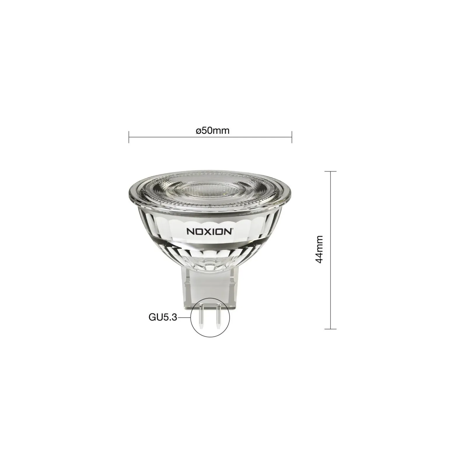 Noxion PerfectColor LED Spot GU5.3 MR16 7.5W 621lm 36D - 927 Extra Varm Vit | Bästa Färgåtergivning - Dimbar - Ersättare 50W