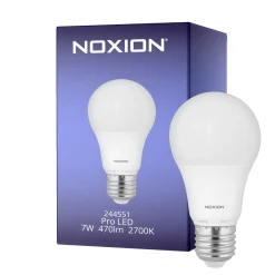 Noxion Pro LED E27 Päron Matt 5.5W 470lm - 827 Extra Varm Vit | Dimbar - Ersättare 40W