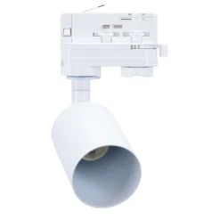 Noxion Spårbelysning 3-Fas Aluminium Vit | Passande för 1x GU10