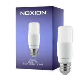 Noxion Stick LED E27 Matt 9.5W 950lm - 830 Varm Vit | Ersättare 68W