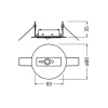Osram Dali Sensor för Ceiling installation 6m 40-90D LS/PD CI G2 BT1