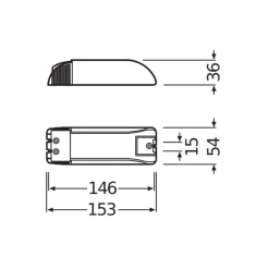 Osram Halotronic transformator HTI 20-315W 220-240V | DALI