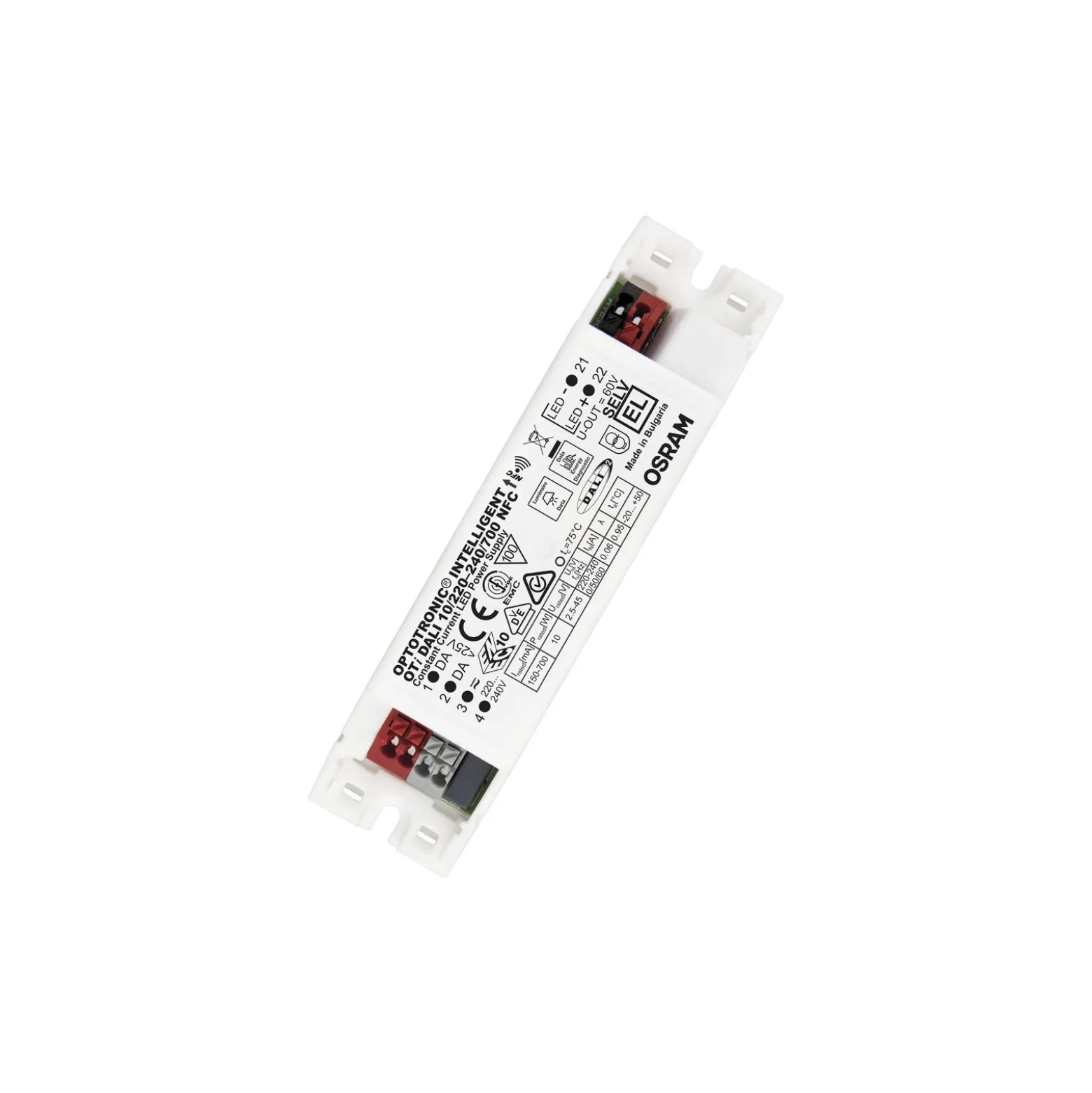 Osram LED Drivdon Optotronic Intelligent Dali Dimbar 700 NFC