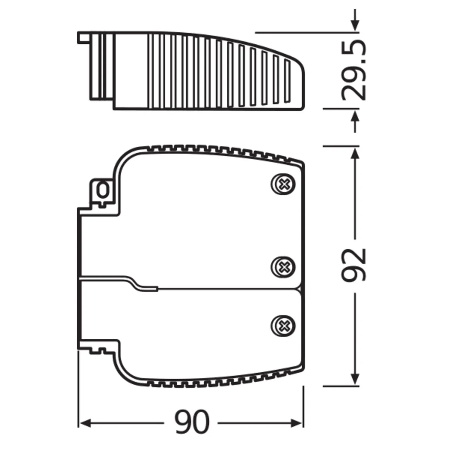 Osram Optotronica Kabelklämma B-Stil TL