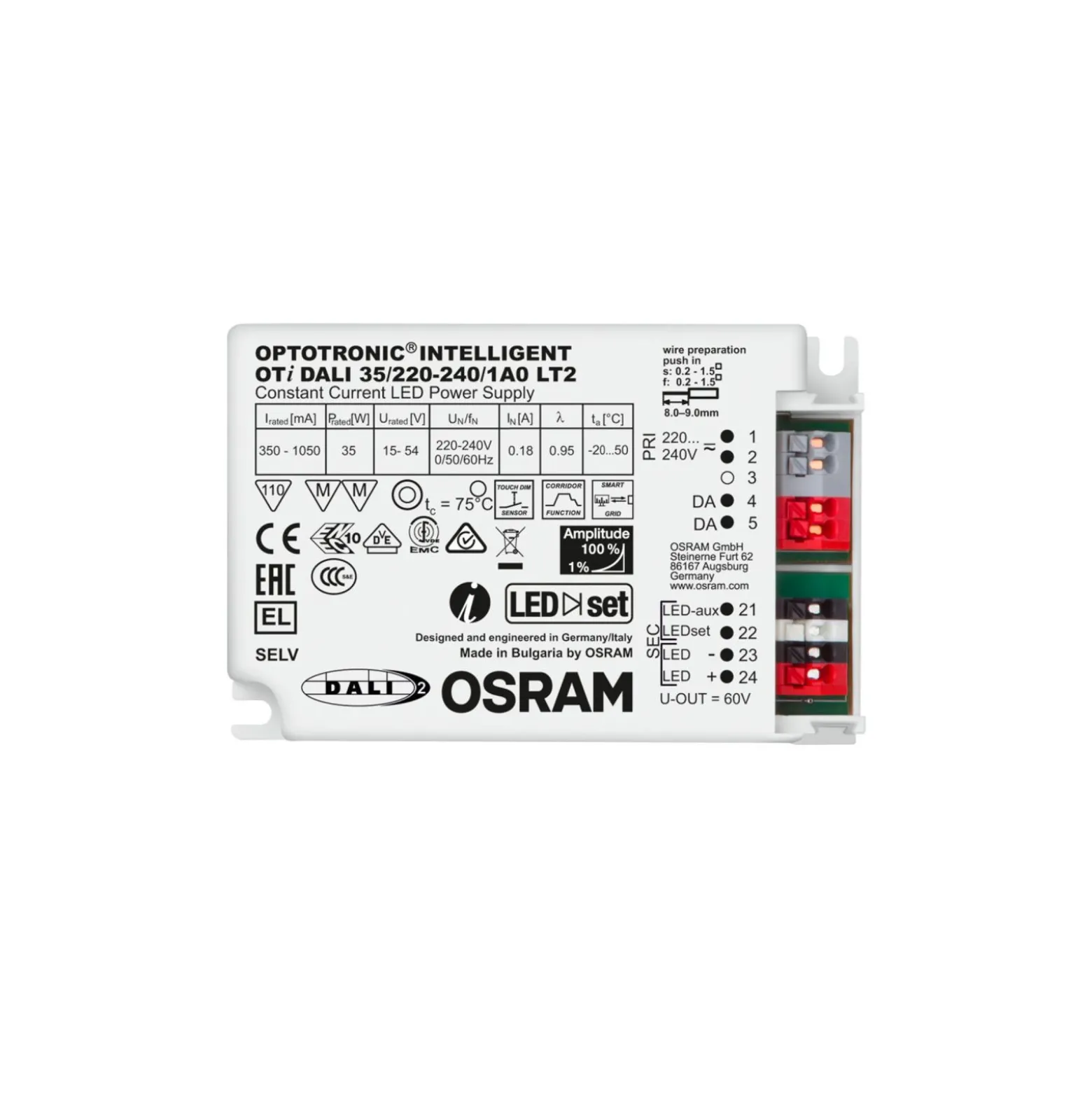 Osram OTI DALI 35/220-240/1A0 LT2 DIMVS20