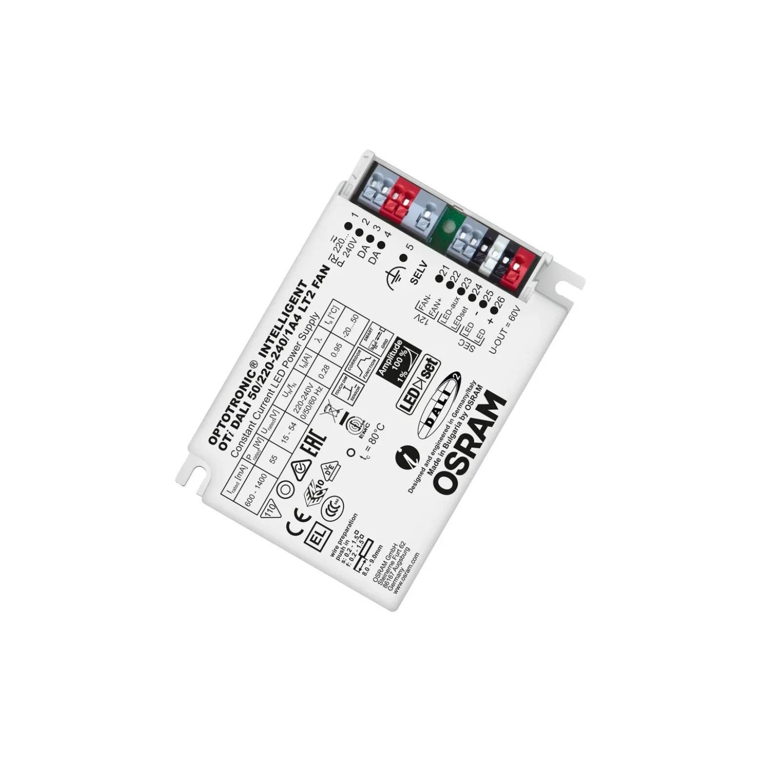 Osram OTI DALI 50/220-240/1A4 LT2FAN VS20