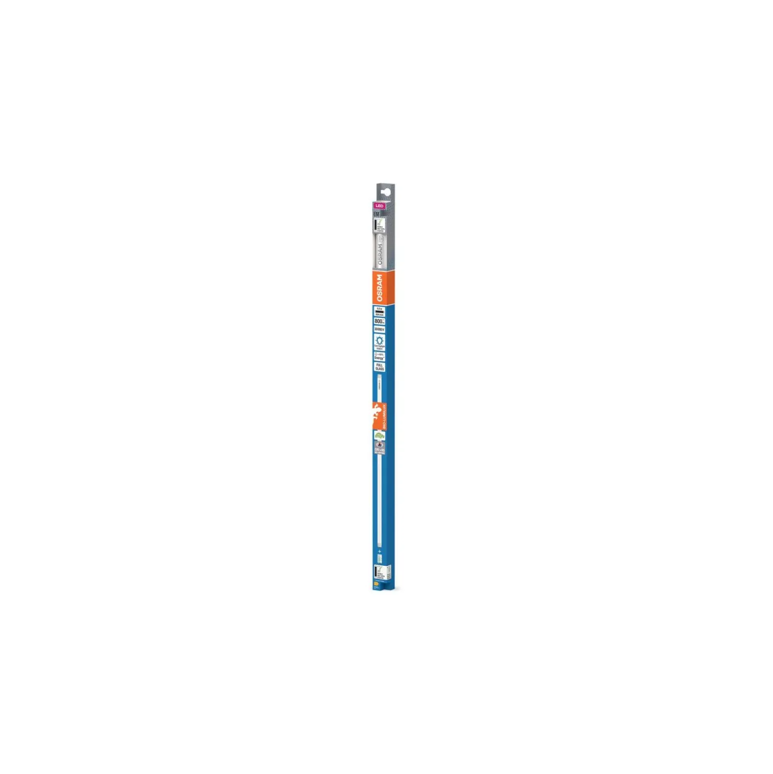 Osram Bio-Lumilux LED Rör T8 (EM/Mains) Standard Output 6.6W 800lm - 965 Dagsljus | 60cm - Bästa Färgåtergivning - Ersättare 18W