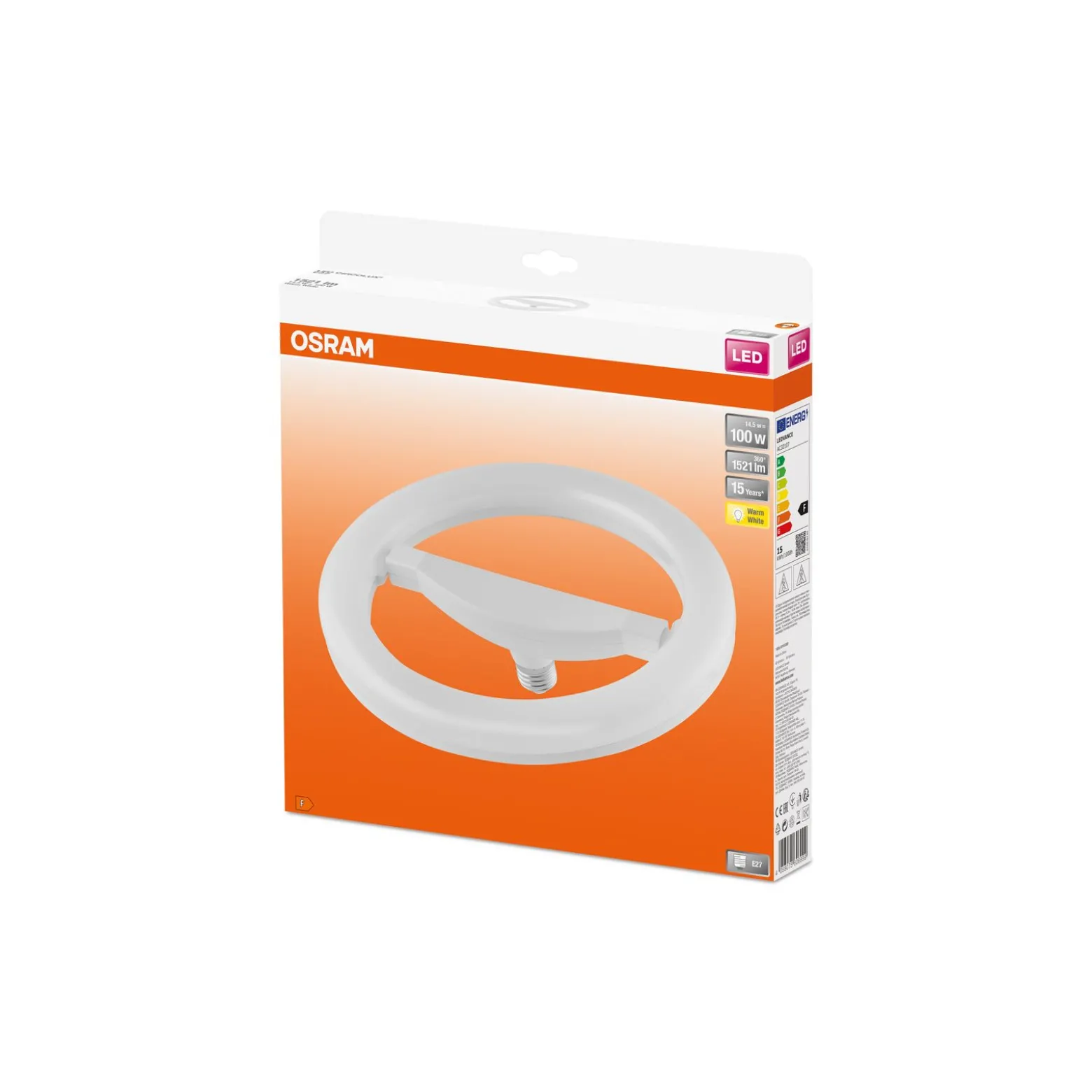Osram Circolux LED E27 Matt 14.5W 1521lm - 827 Extra Varm Vit | Ersättare 100W