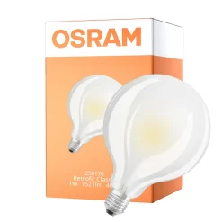 Osram Classic LED E27 Globe Filament Matt 11W 1521lm - 840 Kallvit | Ersättare 100W