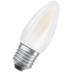 Osram Classic LED E27 Kronljus Filament Matt 4.8W 470lm - 827 Extra Varm Vit | Dimbar - Ersättare 40W