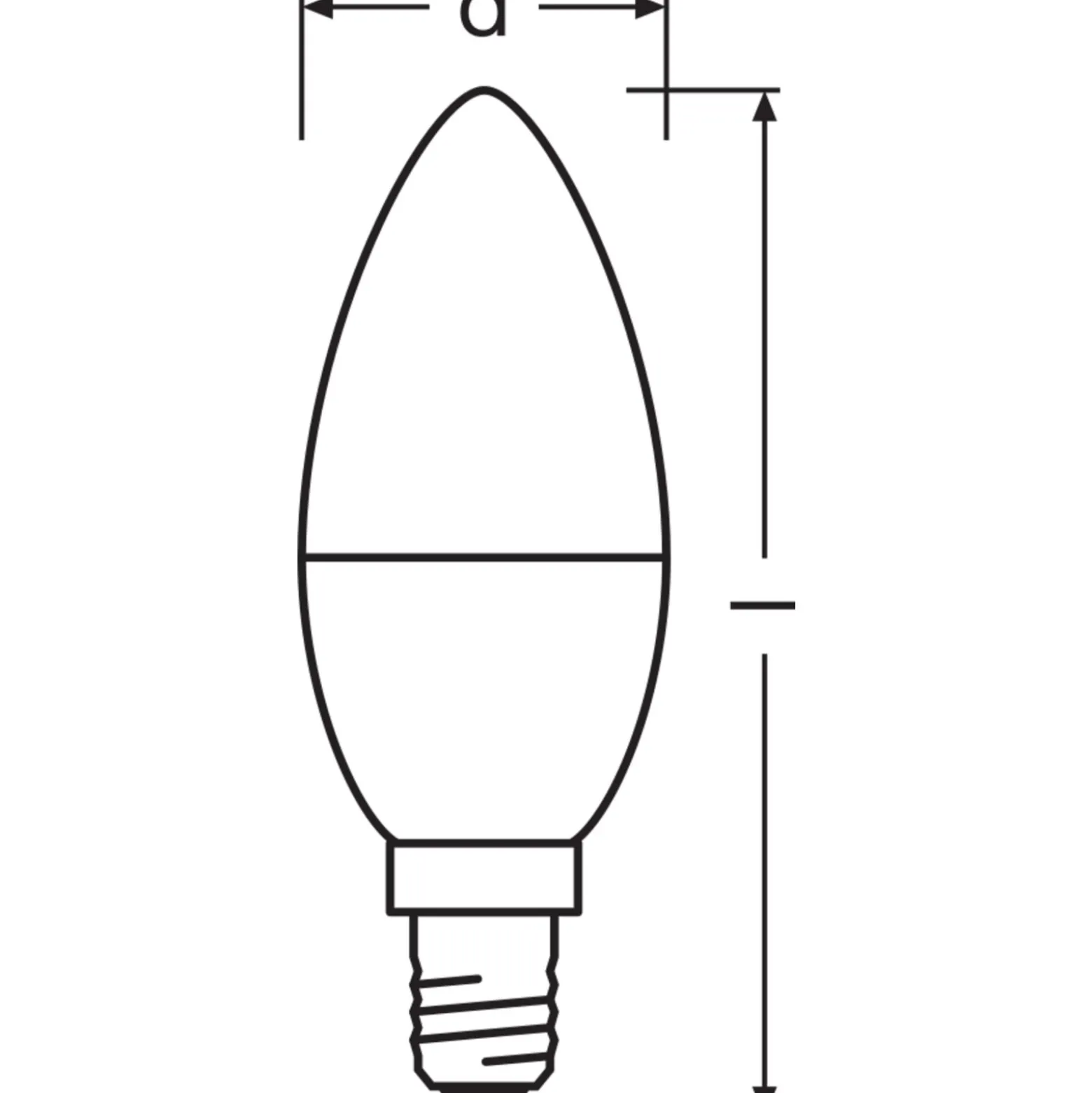 Osram Classic LED E14 Kronljus Matt 3.3W 250lm - 827 Extra Varm Vit | Ersättare 25W