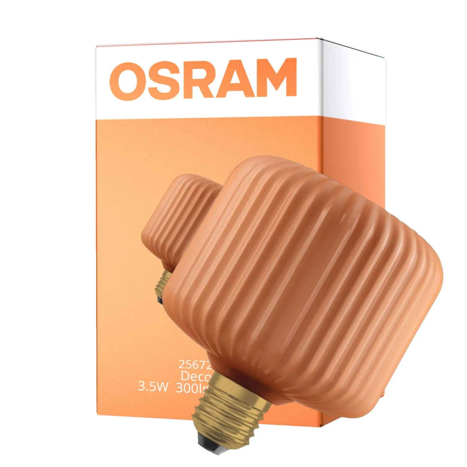 Osram Decor LED Lamp Apelsin Glas E27 3.5W 300lm - 827 Extra Varm Vit | Ersättare 25W